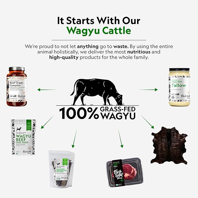 First Light Farms Venison Marrow Bones for Dogs | Long Lasting Chews | 3 Pack Natural Dog Chews for Teeth, Joint Health, and Mental Stimulation | Rawhide Free | Safe & Healthy Treats | 5.2 Inch