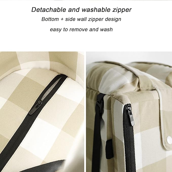 Dog Car Seat, Detachable and Washable Dog Booster Seat ON Car Armrest Perfect for Small Dogs Cats,Center Console Dogs and Cats Car Seat Fits Car Home Travel