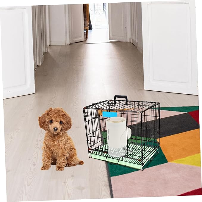 Milisten Automatic Pet Dog Water Feeder Hanging Water Dispenser for Dogs and Puppies Capacity Leak Design Height for Cages and Crates