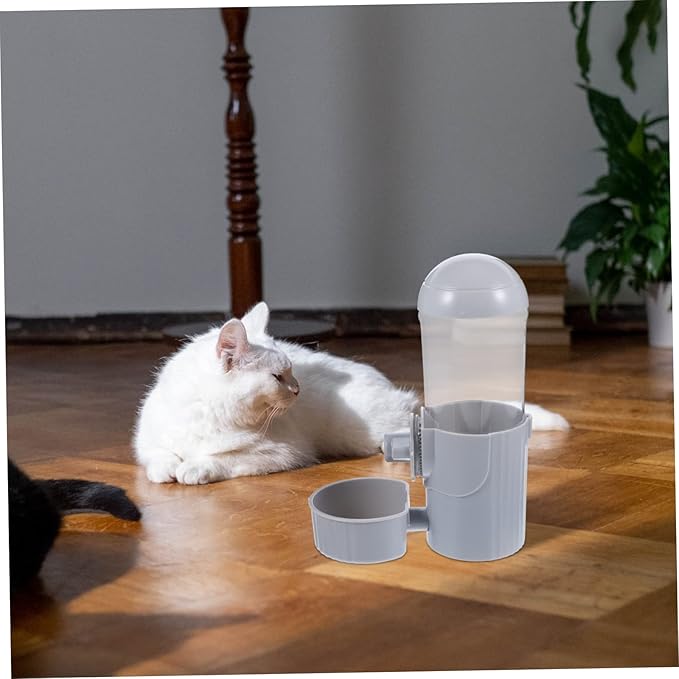 Wear-Resistant Pet Feeder Automatic Dumping Water Dispenser Cat Dog Waterer Convenient Pet Feeder for Puppies