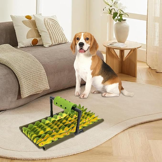 Dog Feeding Mat, Snuffle Mat, Pet Snuffle Mat for Dogs, for Relieving Tension and Anxiety, 22.8 * 13 * 9in, Encourage Natural Foraging