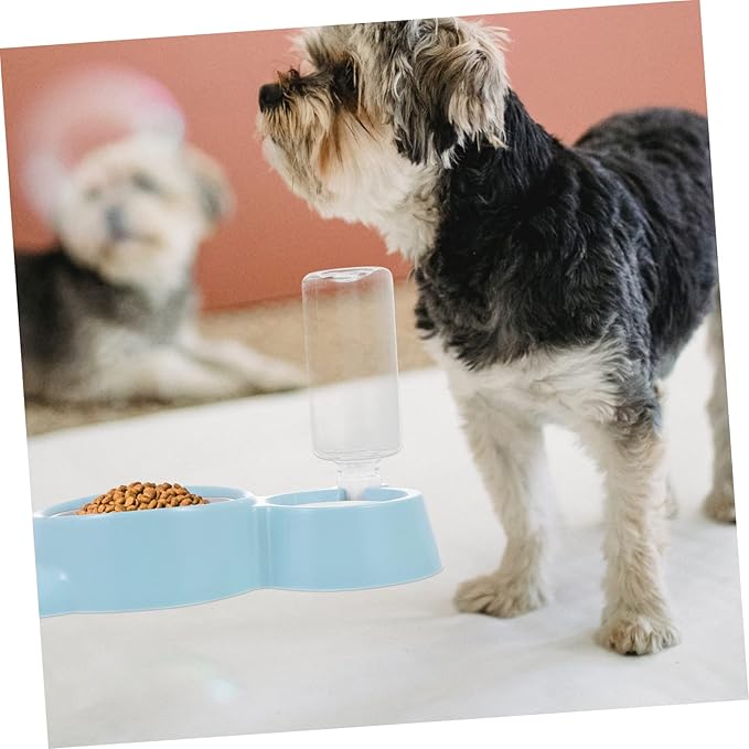 1pc Automatic Pet Feeder and Water Dispenser Bowl -Spill Feeding Non- Design for Comfortable Dining