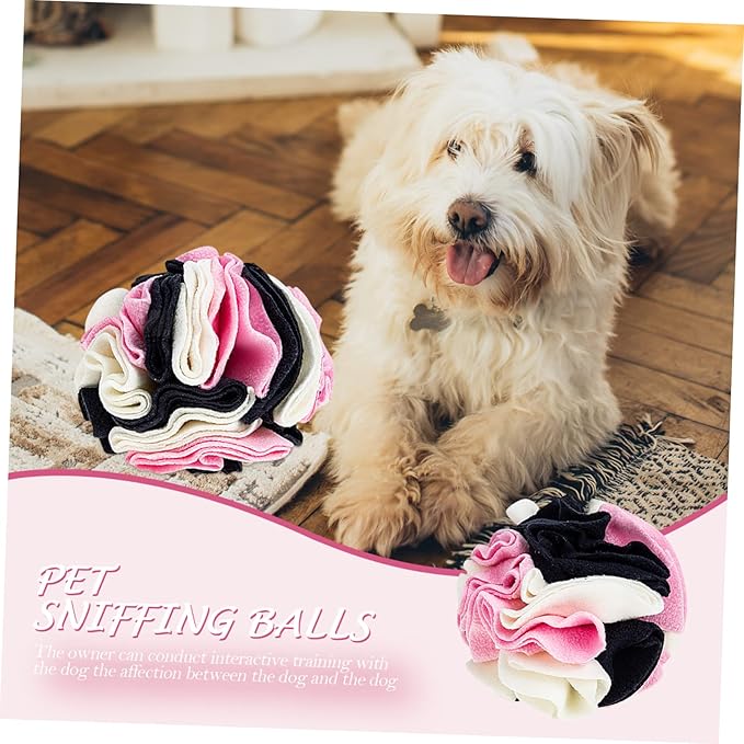 SUPVOX Pet Sniffing Ball Dog Foraging Ball Interactive Dog Toy Slow Feeder Training Chewing
