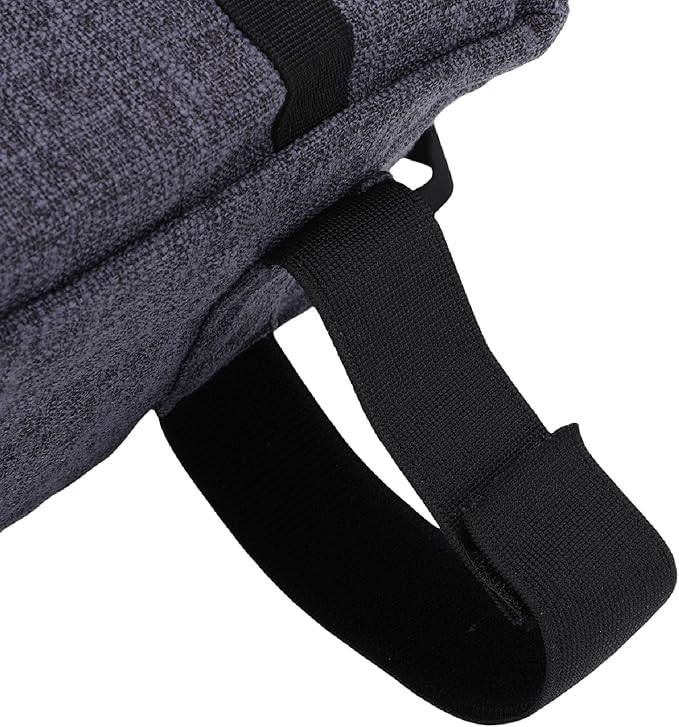 Focket Dog Car Seat, Fits Most Car Linen Fabric Safety Leash Attachment Portable Handle Design Console Dog Seat, Portable Bed with Mat for Travel Camping