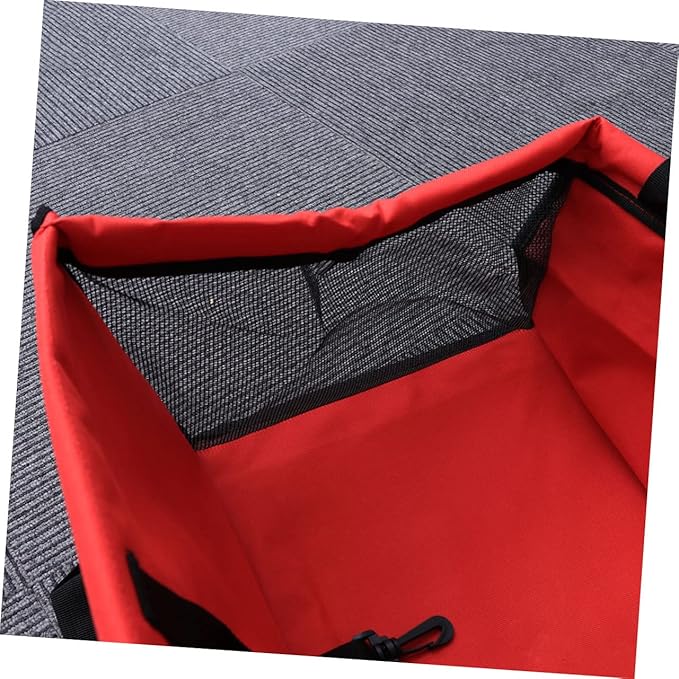 Car Dog Carrier Pet Seat Bag Safety Straps Dog Travel Bag Easy Clean Car Mount Package