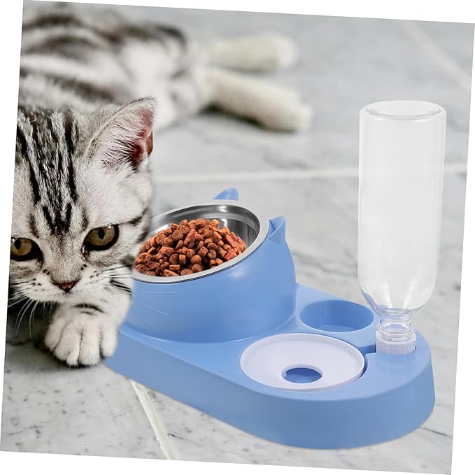 Sturdy Pet Bowls Automatic Water Dish Detachable for Dogs and Cats Home Feeding Station