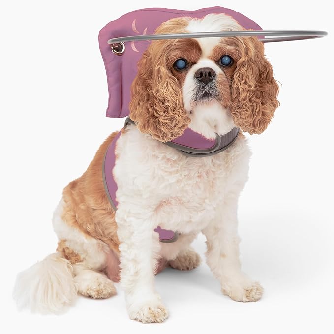 Muffin’s Halo® – The Original Blind Dog Halo | Harness & Bumper Collar Accessory for Safe Navigation & Confidence – Pink, Size 3