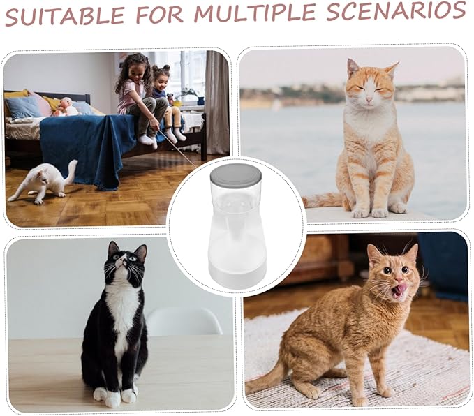 POPETPOP Automatic Dog Food Feeder Pet Feeder Dispenser for Cats Dogs Material Elegant Design Monitoring and Multiple Pets