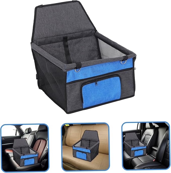Dog Car Seat Dog Seat Travel Bed Pet Supply Comfortable Easy to Install Travel Accessory