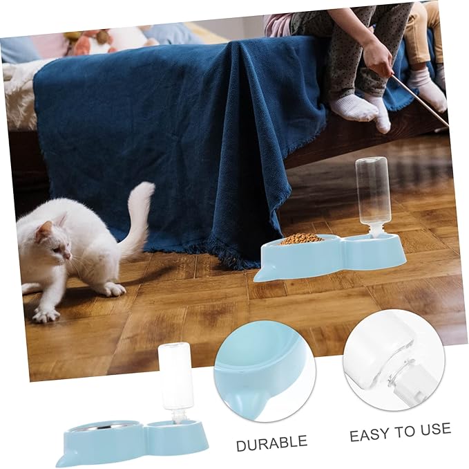 1pc Automatic Dog Water Dispenser Bowl Antiskid and Cats Dual-Function Feeding and Drinking Easy to Clean and Refill for Home Use