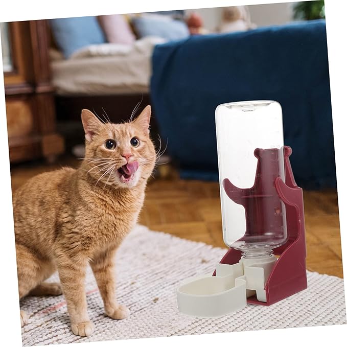 balacoo 2pcs Automatic Pet Water Feeder Pet Drinking Device for Dogs and Cats Easy to Install Capacity Lightweight Material for Home Travel Use