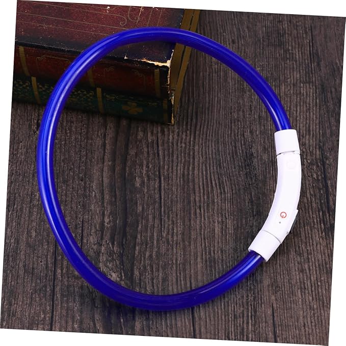 UPKOCH Led Dog Collar USB Rechargeable Glowing Pet for Night Safety Energy-Saving -Friendly Design