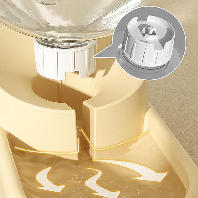 Automatic Feeder And Water Bowl Set And Small Dogs With Clear Food Storage Container Home Decors