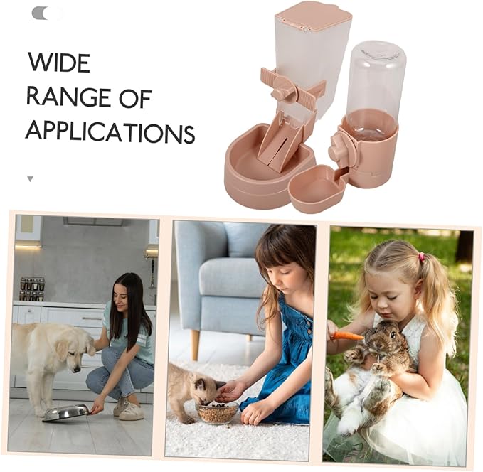 1set Automatic Pet Water Dispenser for Cats and Dogs Compact Hanging Feeder Easy to Install for Animals Lightweight Material