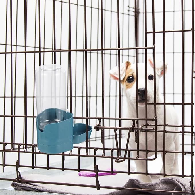 1pc Hanging Water Dispenser Mini Kettle Cat Pet Gravity Water Dispenser Hanging Automatic Cat Feeder Station Food Bowl Cage Pet Drinking for s Dogs Pets