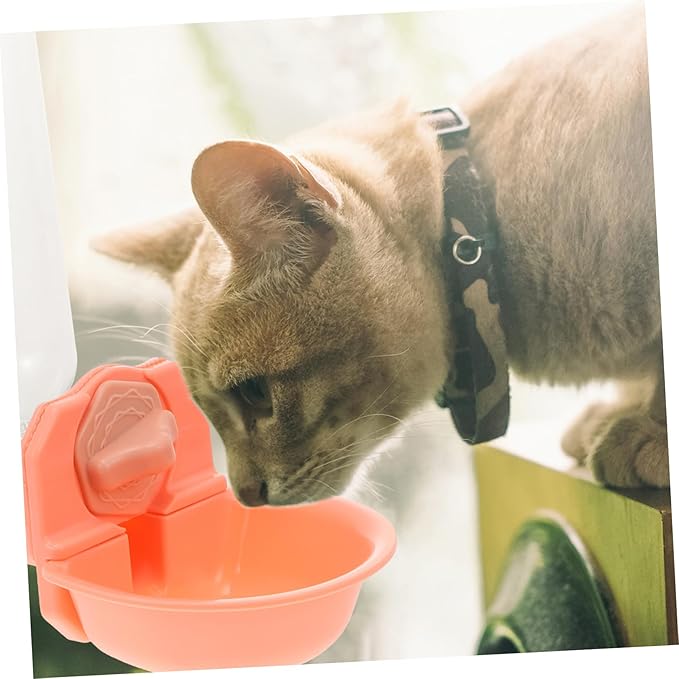 BESTonZON Pet Water Dispenser Automatic Feeder Leakproof Dog Cat Bowl Easy to Clean
