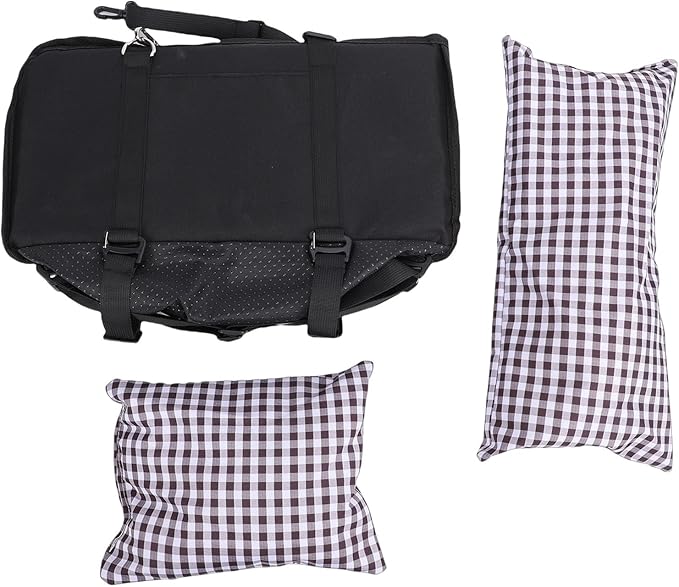 Console Dog Car Seat Non Slip Portable Center Console Dog Safety Car Seat Booster for Travel (Black)