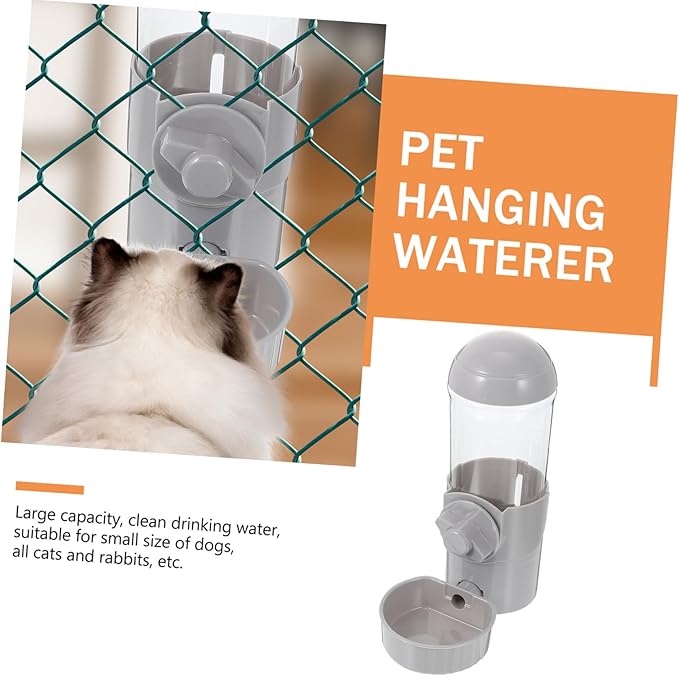 Automatic Drinking Fountain Water Dog Dispenser for Small Dogs Pet Hanging Waterer Pet Automatic Waterer