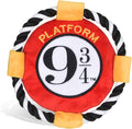Harry Potter 9 3/4 Platform Frisbee Pet Toy in Themed Design - Plush Rope Dog Toys for Pets - Accessories for Hogwarts Houses