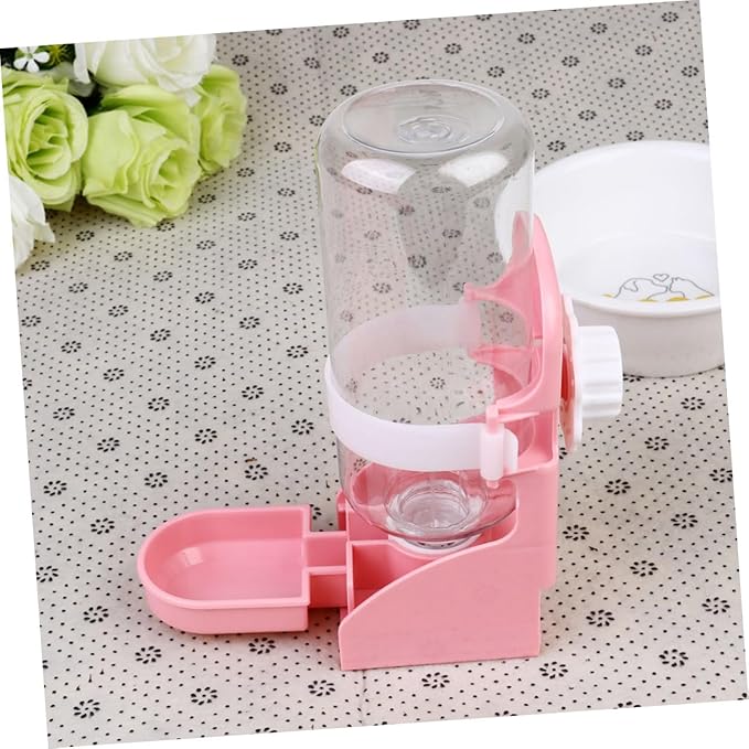 GANAZONO Leakproof Automatic Pet Drinking Feeder Water Dispenser for Hamsters Pigs Squirrels and Birds Easy Install Cage-Mounted Bottle for Home and Outdoor Use