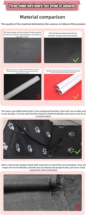 Pet Cars Cushion for Small Dogs,Deluxe Foldable and Washable Pet/Puppy Cars Cushion Under 22 lbs,Dog Booster Seats for Car with Mat and Dual Clip-On Safety Leash (Black paw Prints, One Size fits All)