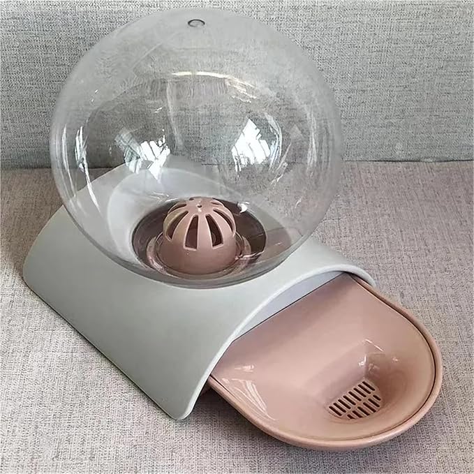 Compatible for 2.8L Ball Shaped Bowl Pet Cat Dog Automatic Water Dispenser Drinking Fountain Bowl Auto Feeder(Small)