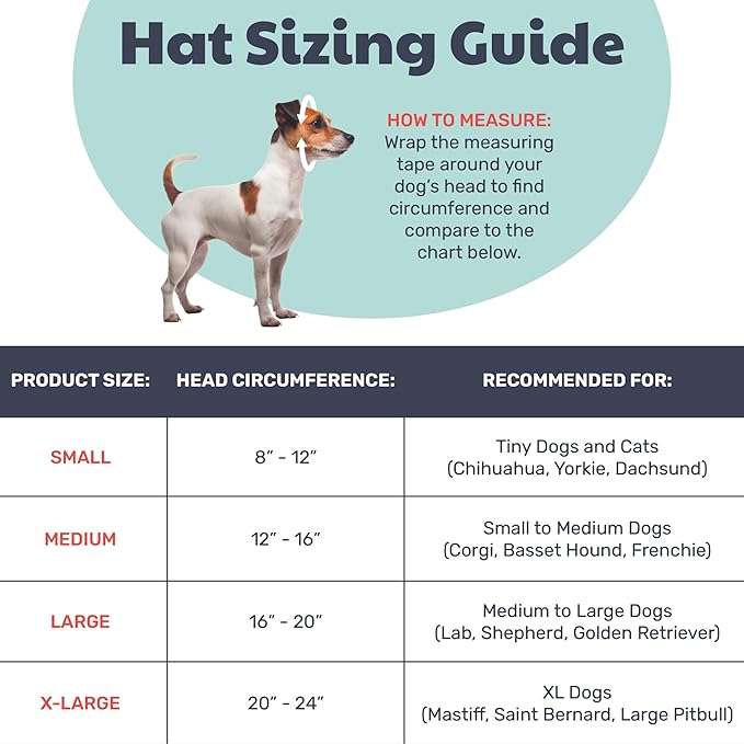 Huxley & Kent Pet Hat | Santa (Extra-Large) | Fun Christmas Holiday Hat for Dogs/Cats | Cute, Comfortable and Fun | SnugFit Strings for Best Fit