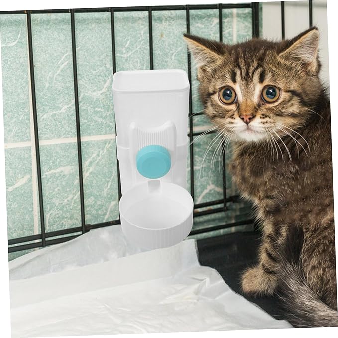 Automatic Pet Water Dispenser for Dogs and Cats Easy Install Hanging Waterer Body for Easy Monitoring for Cages and Crates Convenient Pet Water Feeding