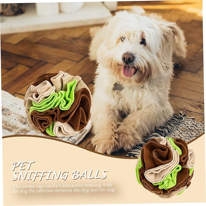 Dog Sniffing Training Ball Slow Feeder Pet for Encouraging Natural Foraging Skills Durable and for Reducing Boredom and for Snack