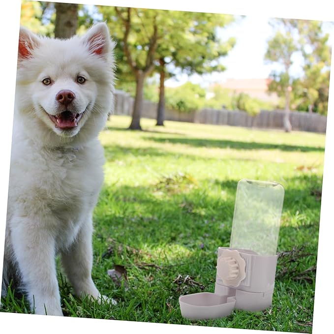 VICASKY Pet Hanging Water Feeder Automatic Dog Water Dispenser for Cats Dogs Washable Water Holder Light Easy Installation Durable Design for Busy Pet Owners