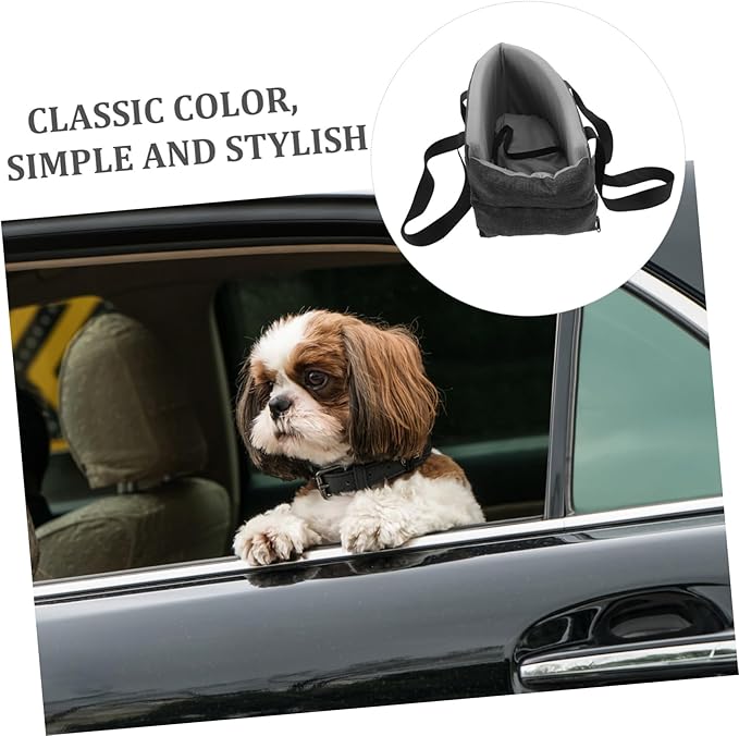 Milisten Portable Dog Car Seat Washable Comfortable Console Pet Seat for Cars Fit for Dogs Cats Deep Easy to and Maintain