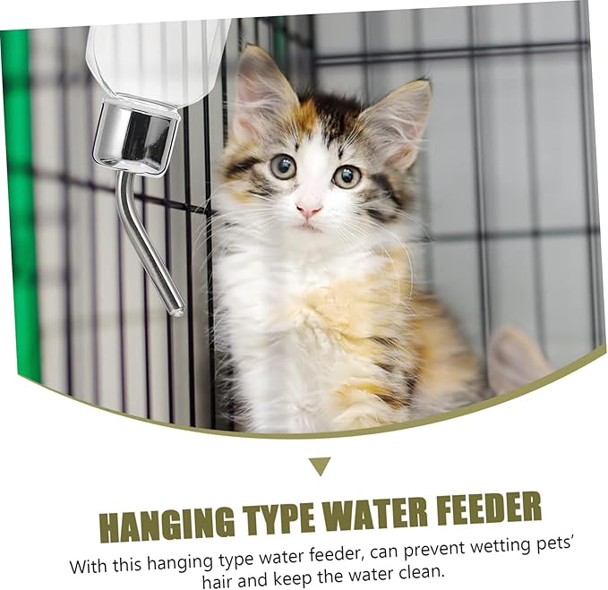BESPORTBLE 4pcs Small Animal Water Bottle Dog Waterer Dispenser Automatic Pet Water Dispenser Leak-