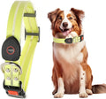 Safety Led Dog Leash for Night Walking - Glow in The Dark - Water Resistant Nylon Webbing - Lightweight and Heavy Duty - USB Rechargeable - RGB Color Changing - Suitable for All Dogs (Yellow)