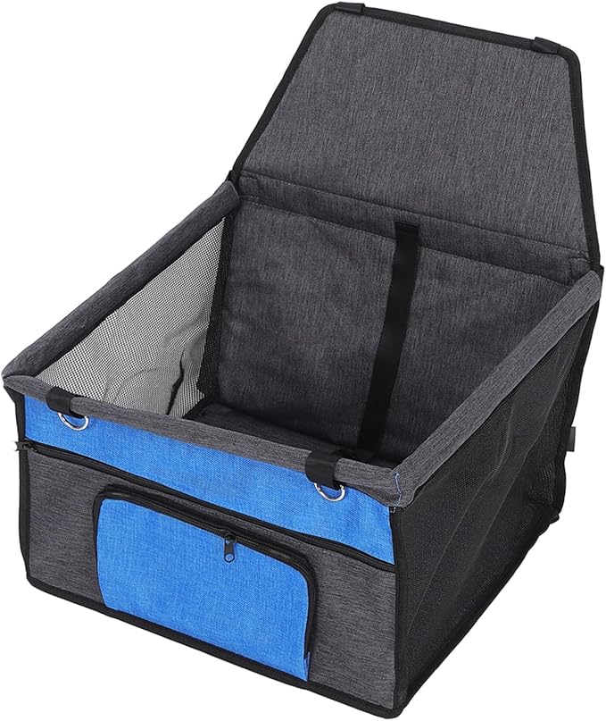GALPADA Portable Pet Dog Seat Cover Breathable Car Seat Protector for Dogs Easy to Install Travel Cushion Storage Pockets for Cars and Suvs