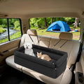 Car Seat for Small/Medium Dogs, Portable Dog Car Bed Travel Pet Carseat with Fix Belt Easy to Store & Carry (Black)