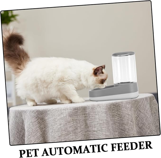 Pet Automatic Food Feeder and Water Dispenser for Dogs and Cats Portion Control and Timed Feeding Elegant for Small and Pets