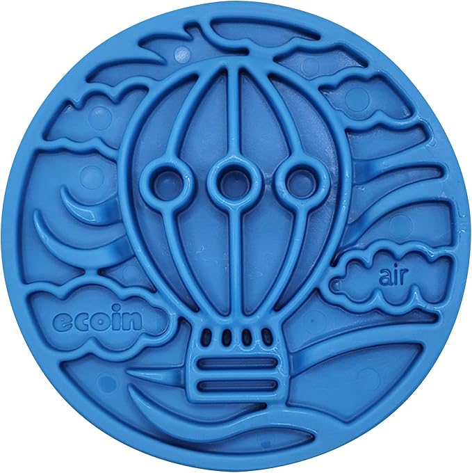 SodaPup Air eCoin – Durable Slow Feeder Tray Made in USA from Non-Toxic, Pet-Safe, Food Safe, Nylon Material for Mental Stimulation, Calming Nerves, Avoid Overfeeding, Promotes Fresh Breath & More