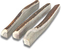 WhiteTail Naturals - Premium Split Elk Antlers for Dogs - (3 Pack Small to Medium) - All Natural, Dog Chew Bones - Naturally Shed, Cruelty-Free, Antler Chews