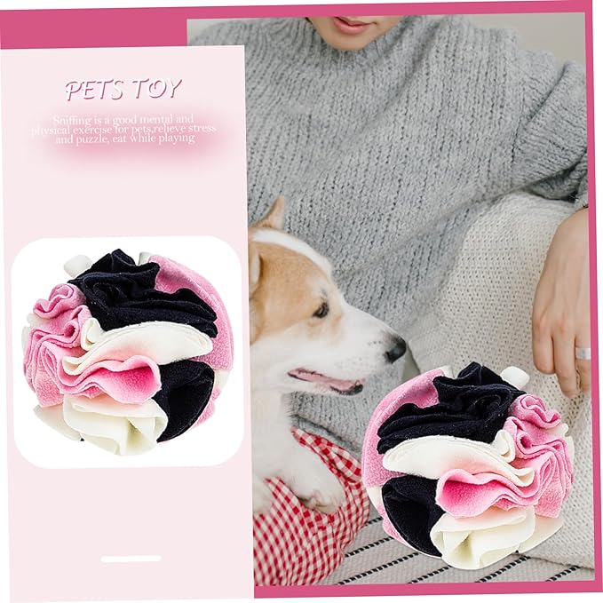 SUPVOX Pet Sniffing Ball Dog Foraging Ball Interactive Dog Toy Slow Feeder Training Chewing