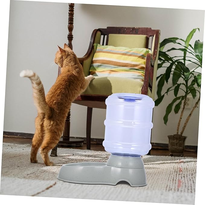 UPKOCH Automatic Pet Drinking Water Bowl Large Capacity Dog Water Dispenser for Outdoor Use
