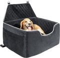 Dog Car Seat for Large Medium Dogs up to 60 lbs or 2 Small Dogs – Elevated Dog Booster Seat for Cars with Memory Foam Cushion, Backseat Pet Car