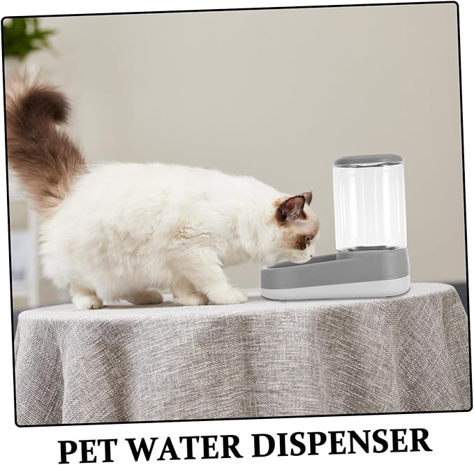 YARNOW Automatic Cat Feeder and Water Dispenser for Small to Medium Pets Portion Control Capacity Food Bowl Quiet for Dogs and Cats
