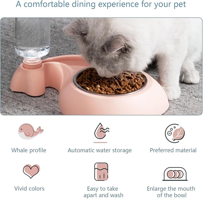 for Creative Automatic for Feeder and Water Dispenser Dog Water Bowl Dispenser Easy Cleaning Good Present for Dog L