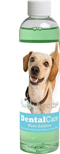 Healthy Breeds Dog Dental Care Water Additive for Chiweenie - Helps Freshen Breath, Reduce Plaque & Control Tartar - Mint Flavor - 8 oz