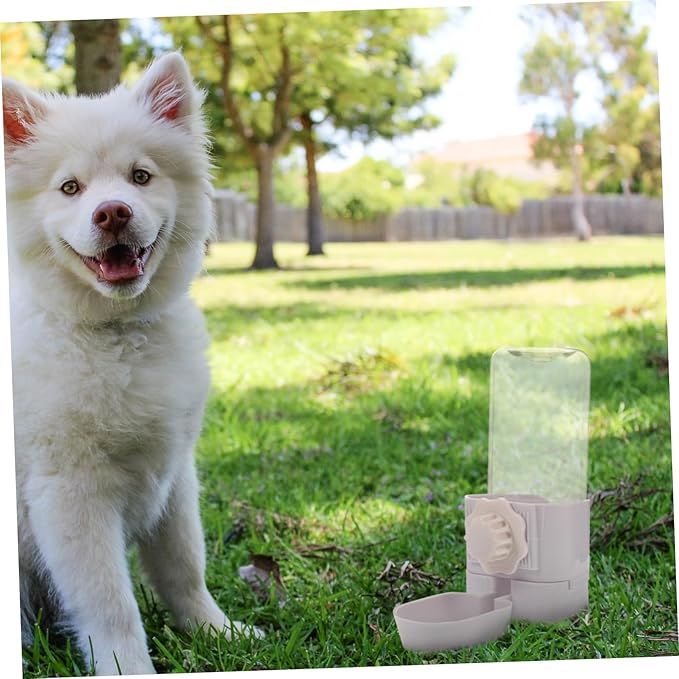 UPKOCH Hanging Dog Water Dispenser for Pets Automatic Water Feeder for Cats and Dogs Capacity Easy Install Pet Cage Water Bottle for Busy Pet Owners