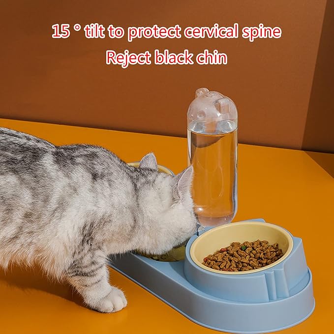 Pet Feeding Bowl Dog Food Small Dogs Food Large Capacity Anti-Skid Feeding Dispenser Kitten Feeder Pet Supplies for Small Dogs Treats