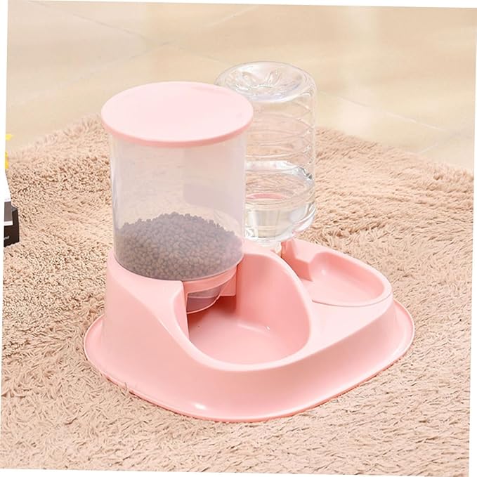 BESPORTBLE Automatic Cat Dog Feeder Large Capacity Food Water Dispenser Easy Clean Portable Pet Care