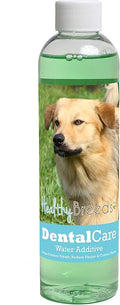 Healthy Breeds Dog Dental Care Water Additive for Chinook - Helps Freshen Breath, Reduce Plaque & Control Tartar - Mint Flavor - 8 oz