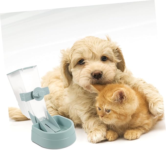 Large Dog Feeder Automatic Pet Feeder Puppy Bowl 2l Capacity Easy Refill Stainless Steel