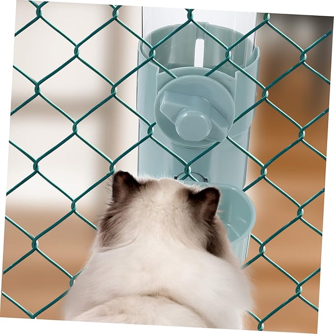 Happyyami Automatic Drinking Fountain Dog Water Holder Cage Pet Water Feeder Pet Waterer
